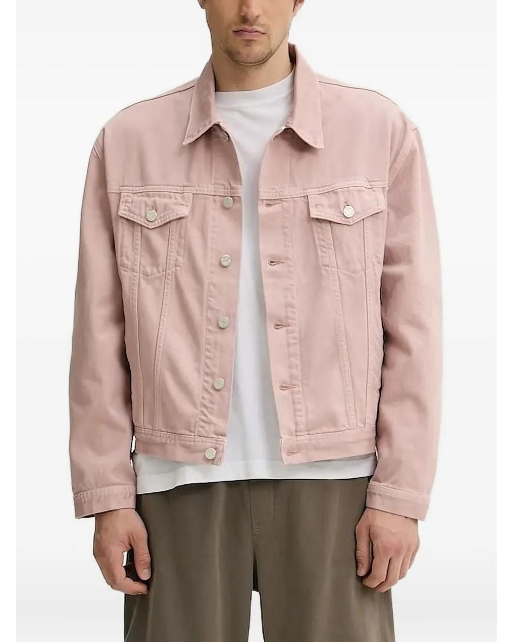 Won Hundred Pink Flap-Pocket Denim Jacket