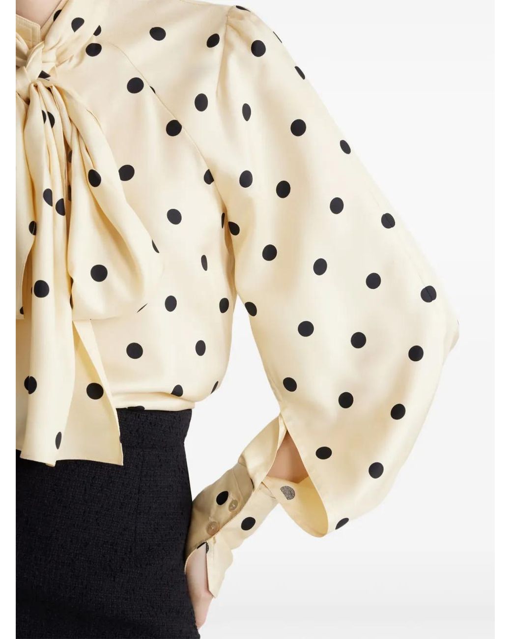 Patou Natural Lavallière Blouse
