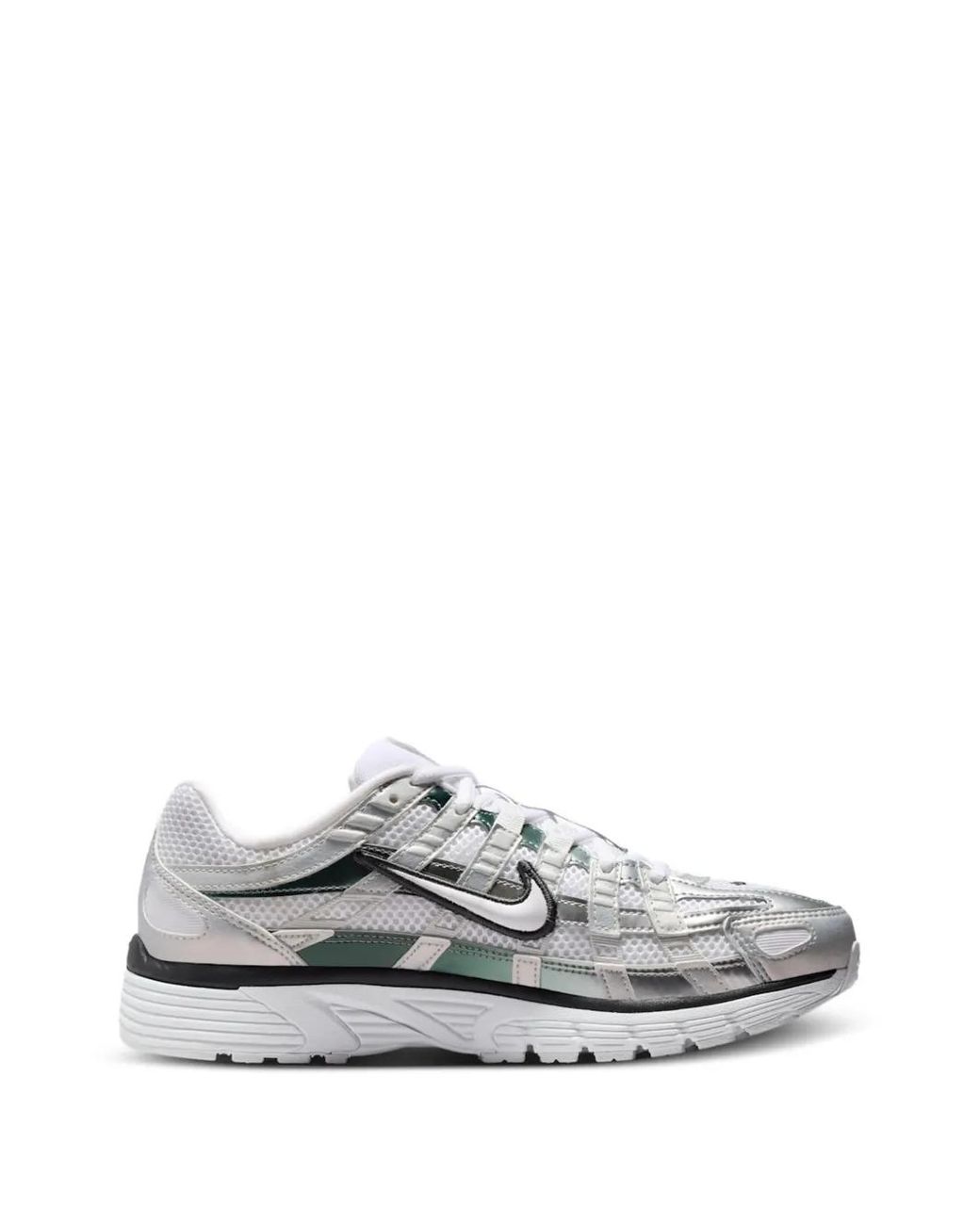 Nike White P-6000 Panelled Sneakers
