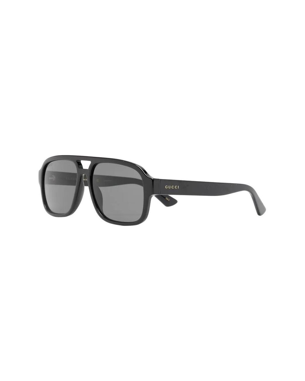 Gucci Black Pilot-Frame Sunglasses for men