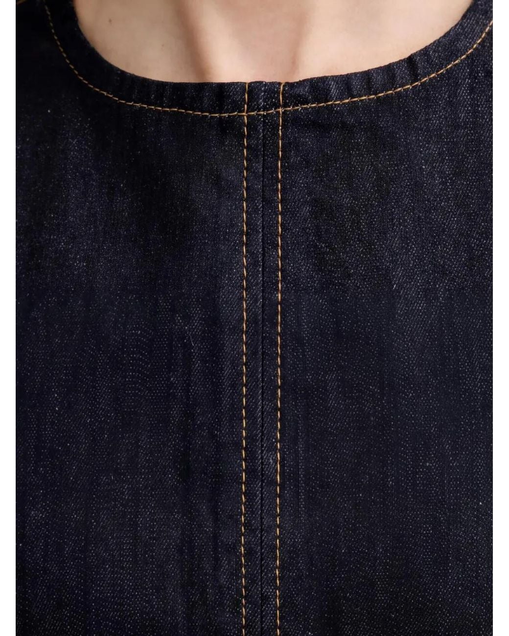 Levi's Blue Sleeveless Midi Dress