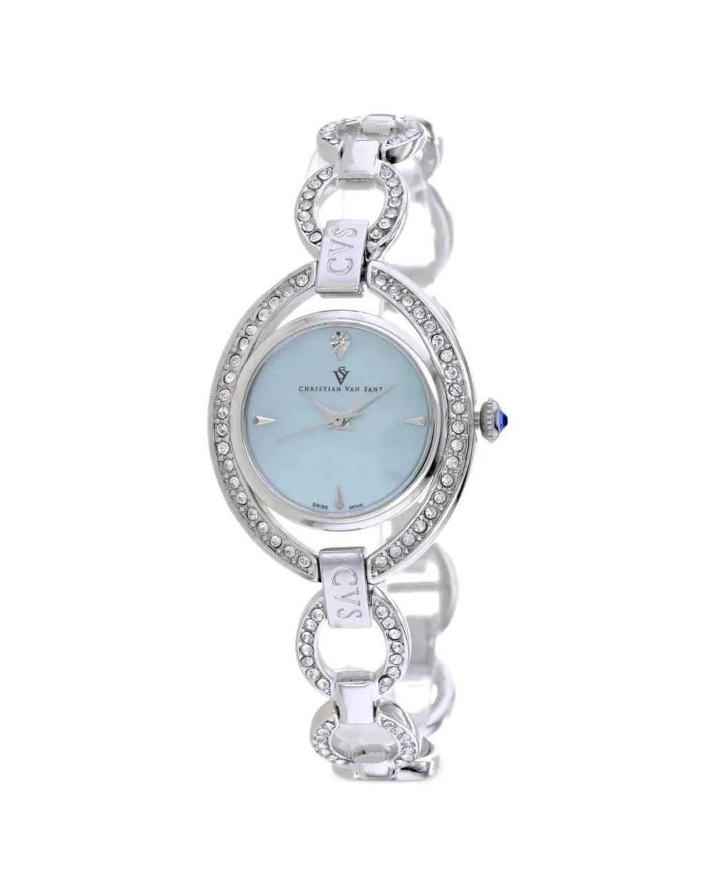 Christian Van Sant White Stella 28Mm Watch
