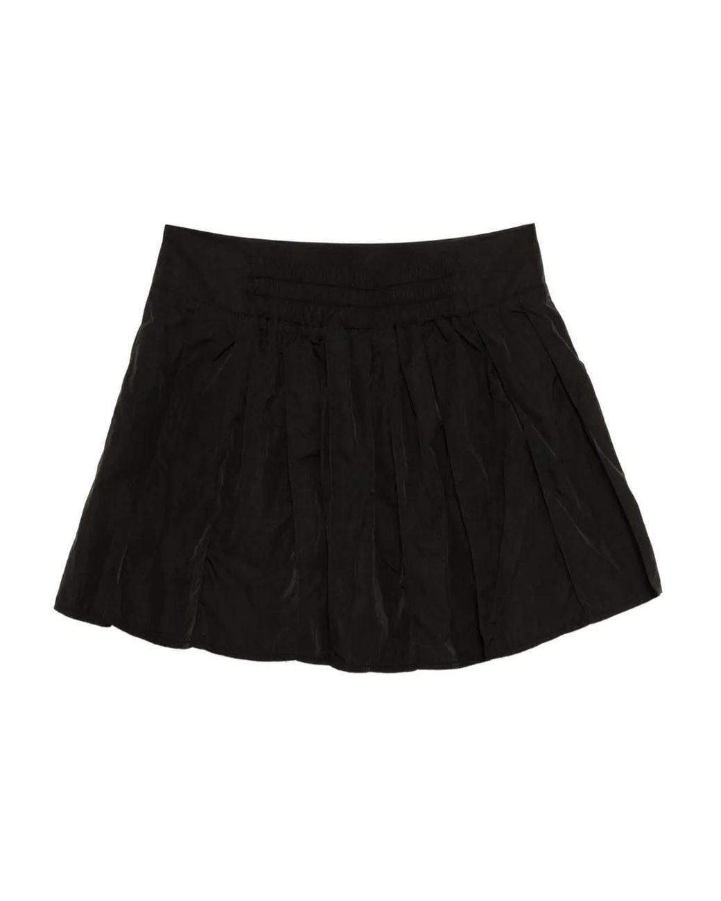 Chocoolate Black Pleated Skirt