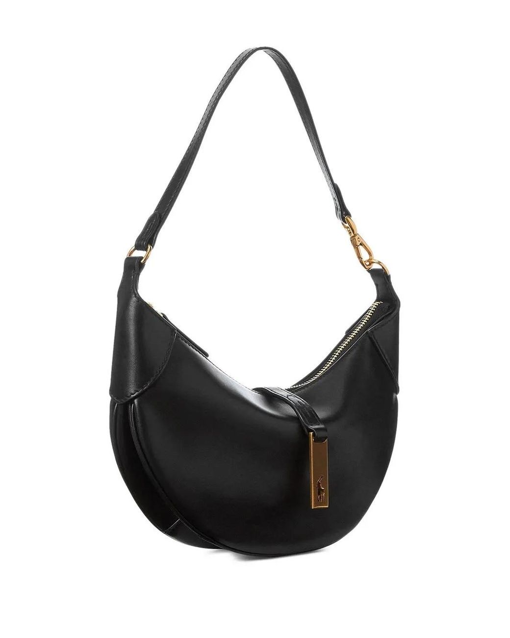 Polo Ralph Lauren Black Polo Id Mini Shoulder Bag