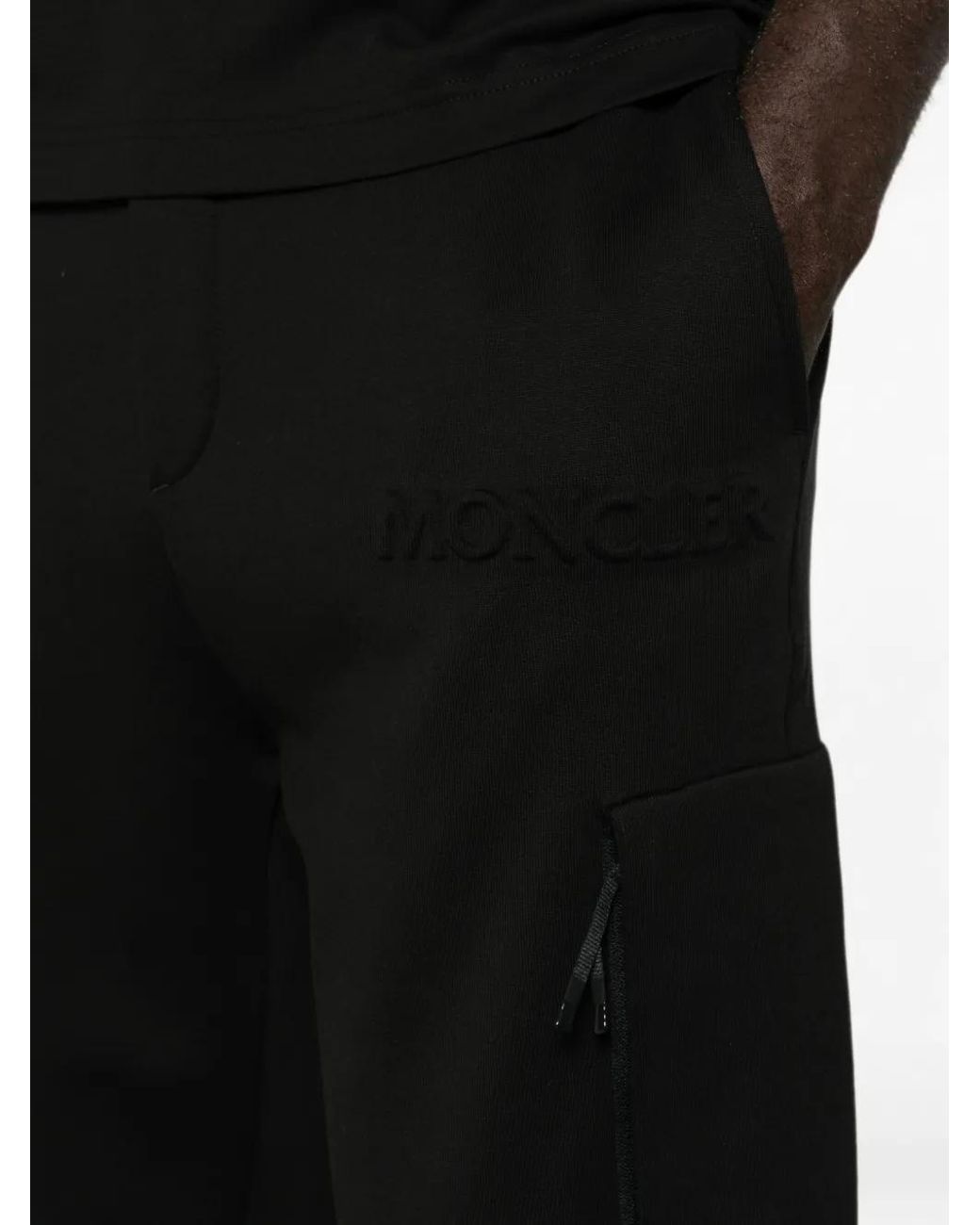 Moncler Jogginghose Mit Logo-Patch in Black für Herren