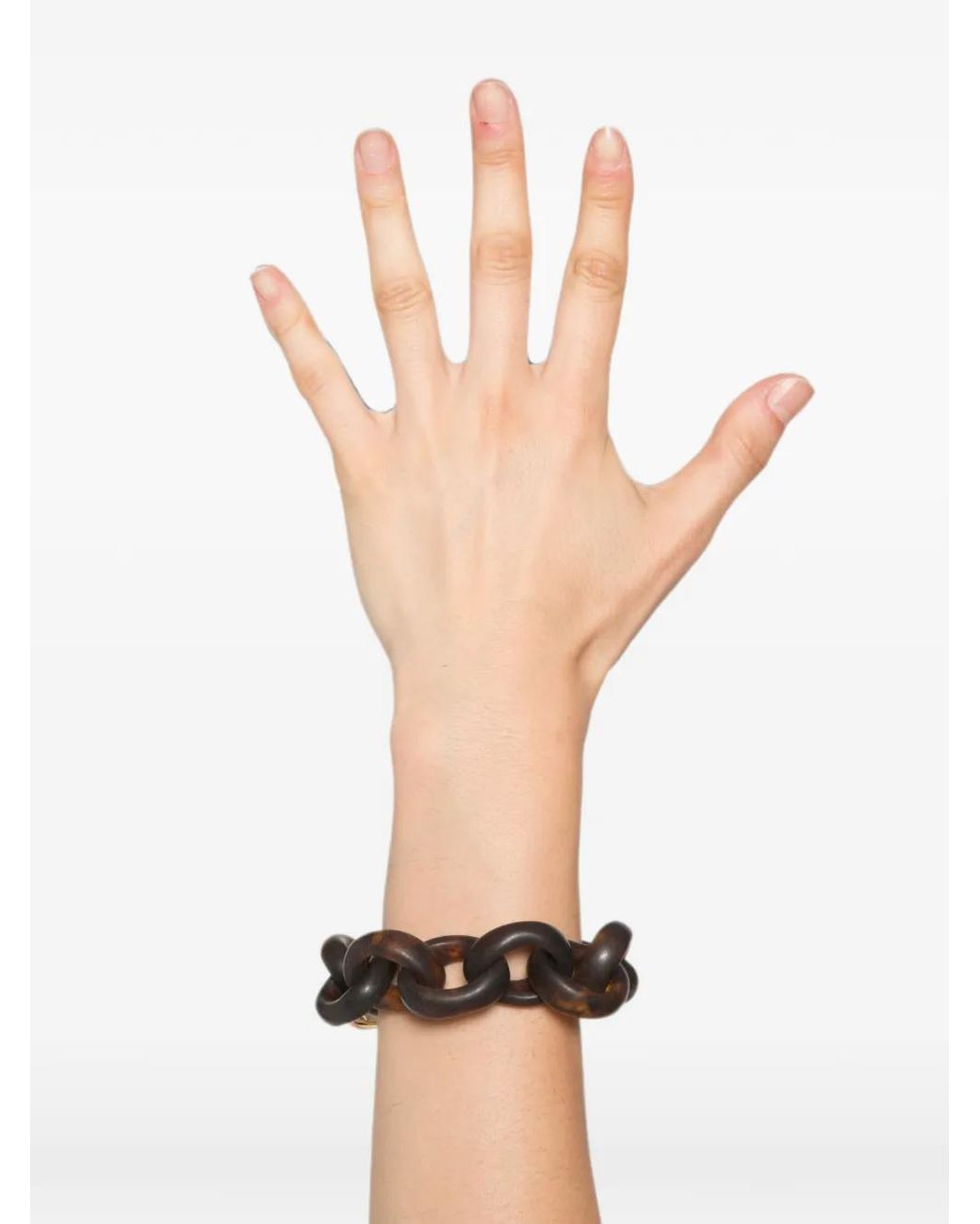 Joseph Metallic Bean Link Bracelet