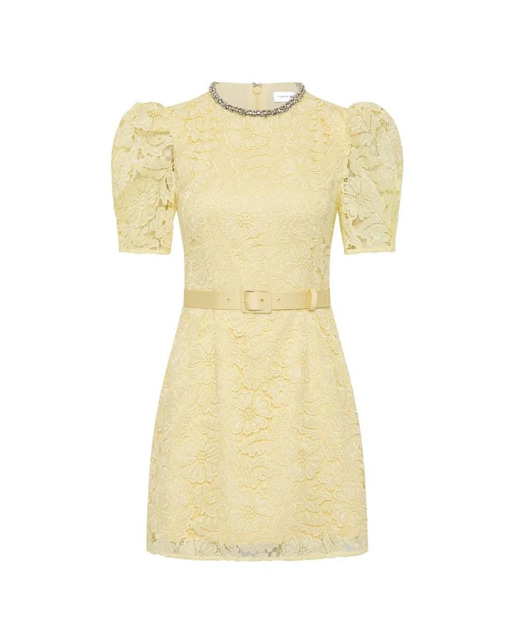 Rebecca Vallance Yellow Citrine Mini Dress