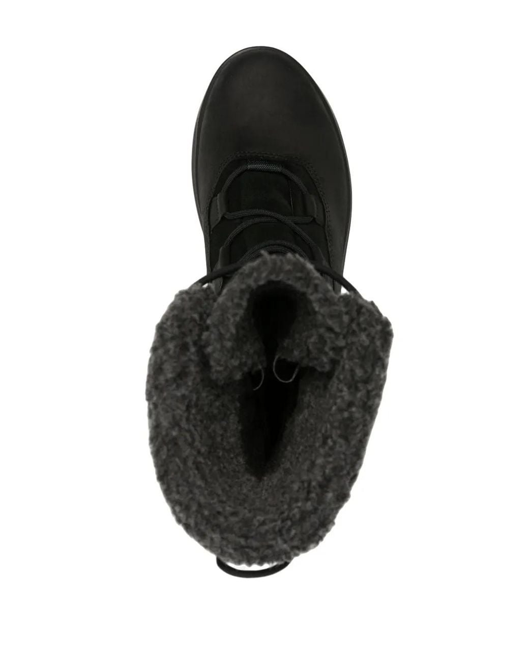Ecco Black Solice Insulated Leather Boots