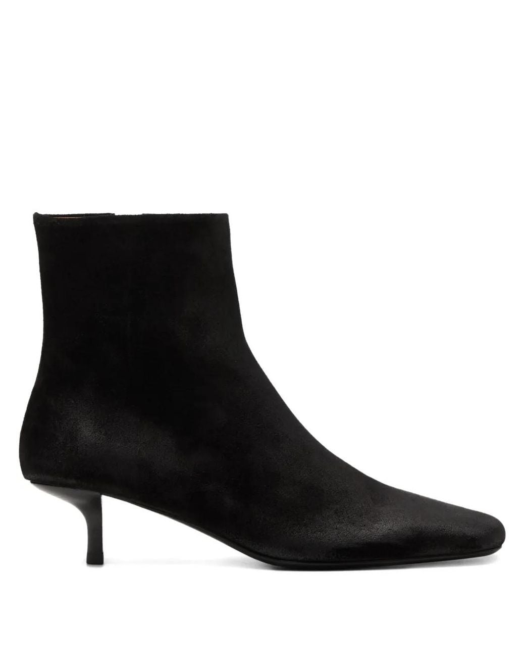 Marsèll Black Spazzola Kitten-Heel Ankle Boots