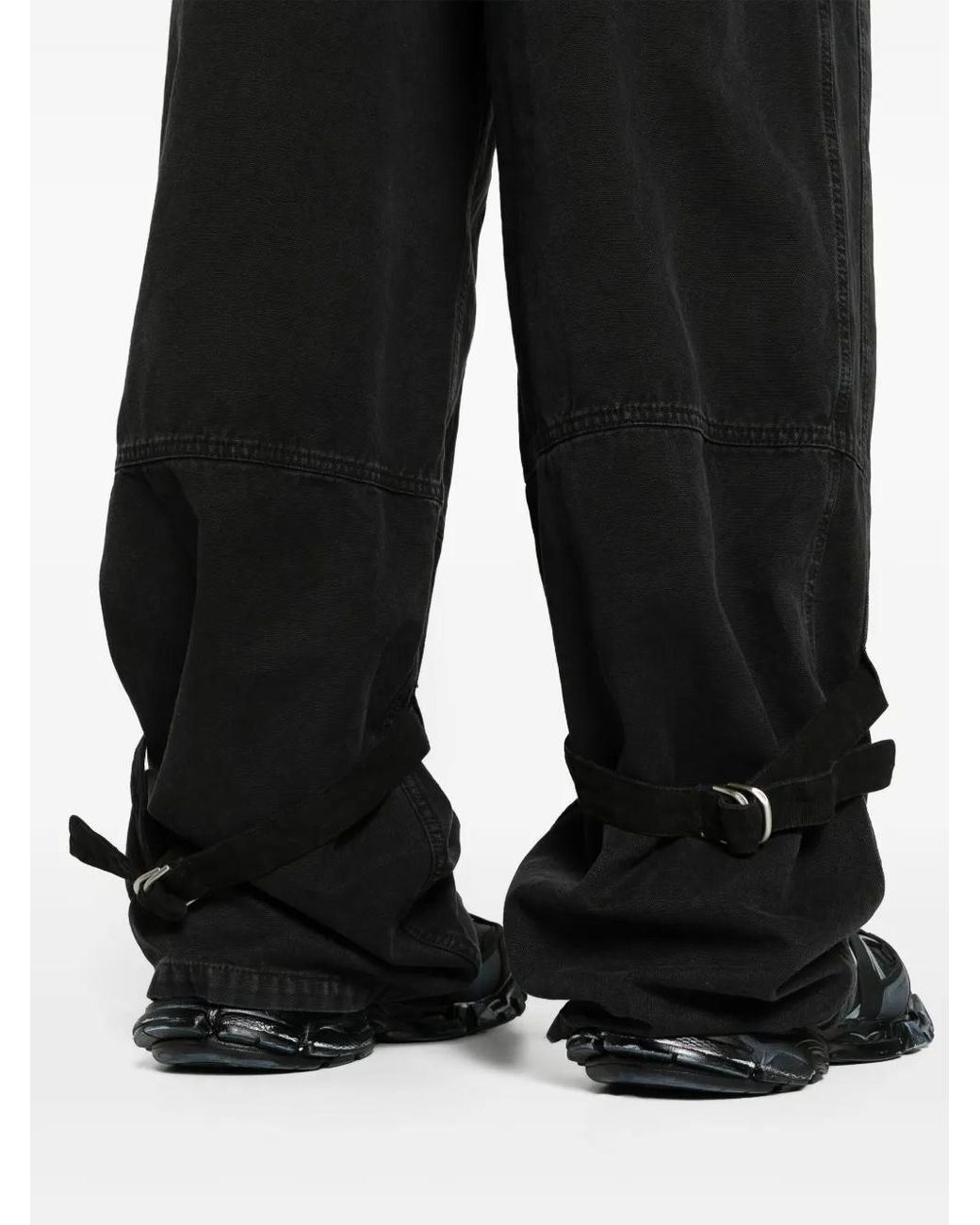 Pantalones Con Detalle De Tiras Off-White c/o Virgil Abloh de hombre de color Black