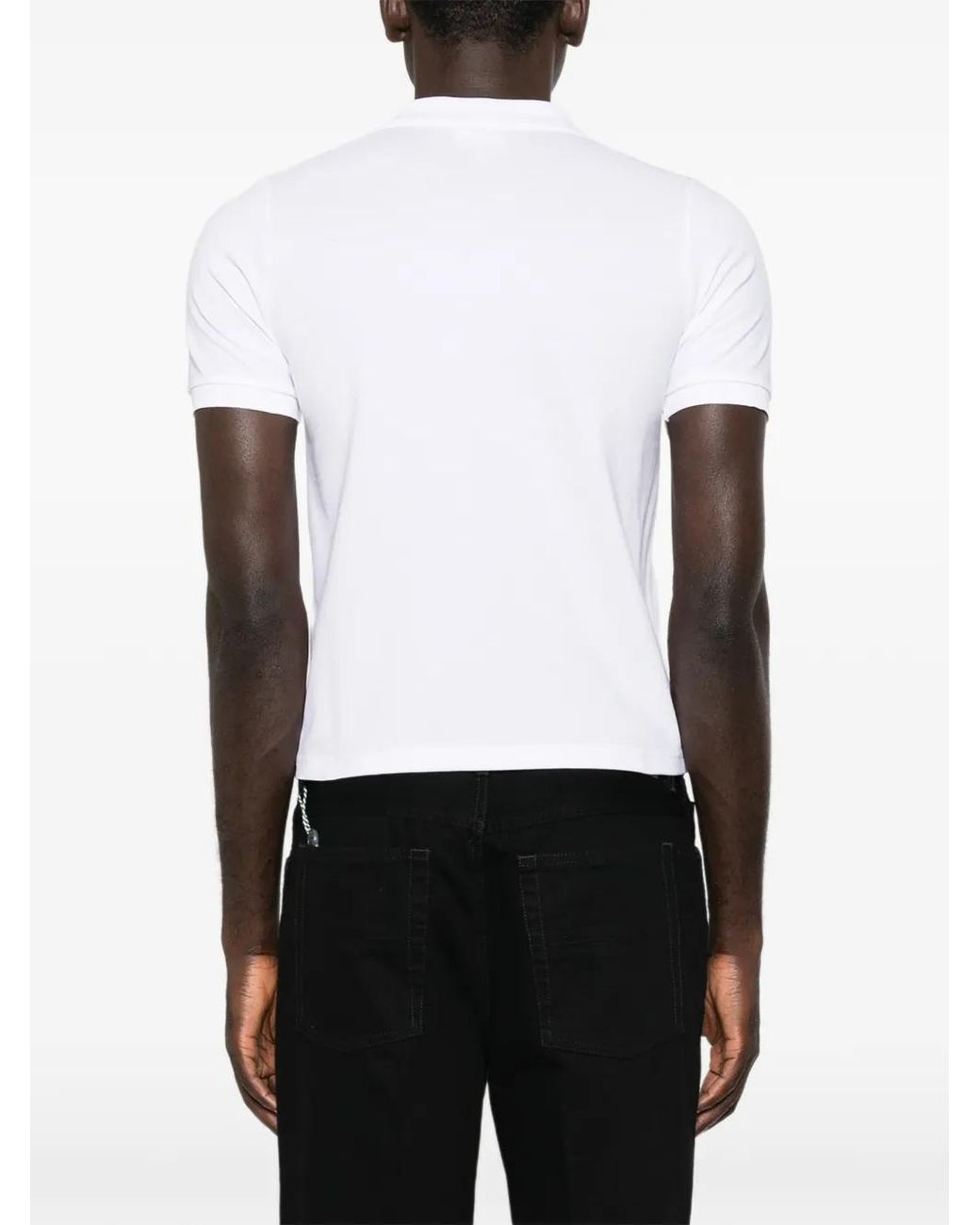 A.P.C. White Polo À Manches Courtes for men