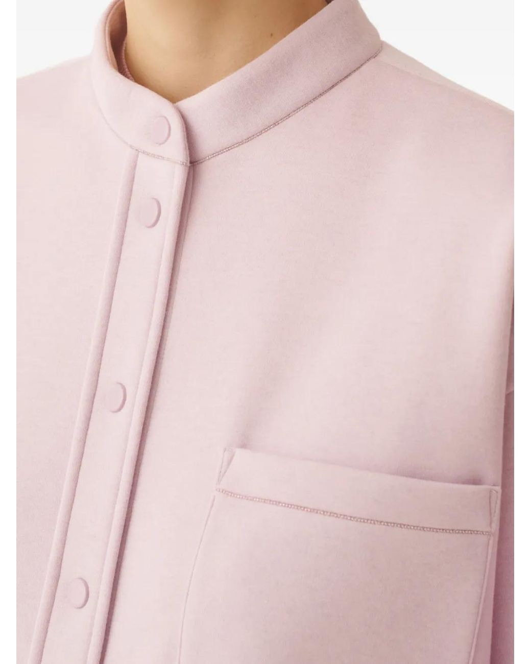Fabiana Filippi Pink Patch-Pocket Button Shirt