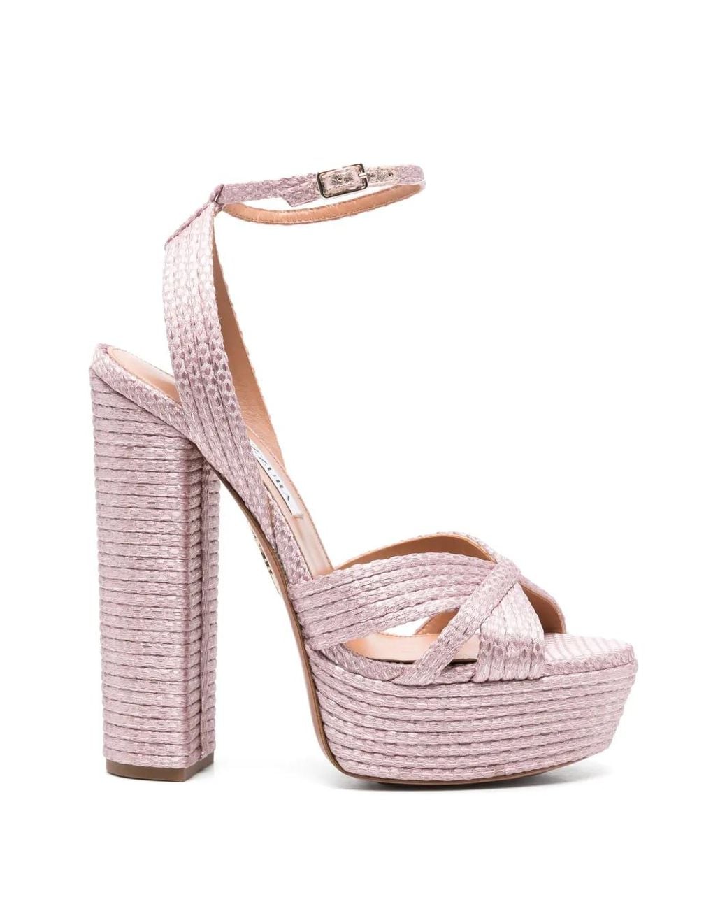 Aquazzura Pink Sundance Sandals