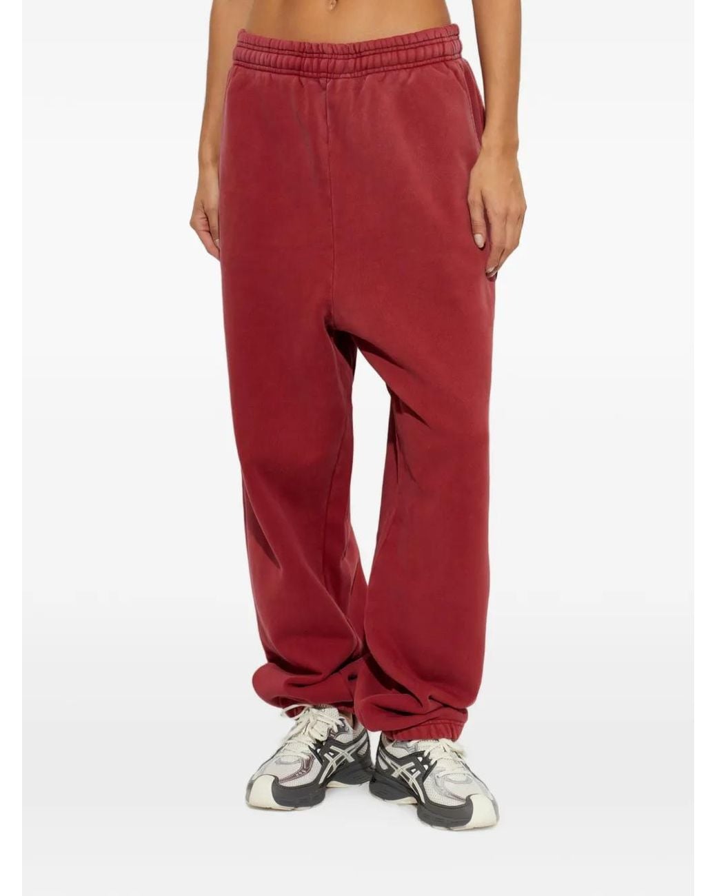 Entire studios Red Faded Track Pants