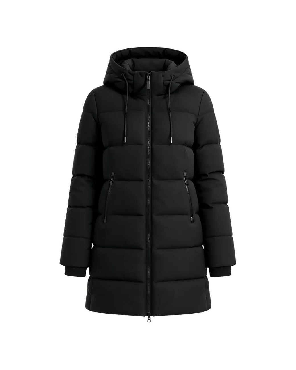 Rudsak Black Sydney Hooded Puffer Jacket
