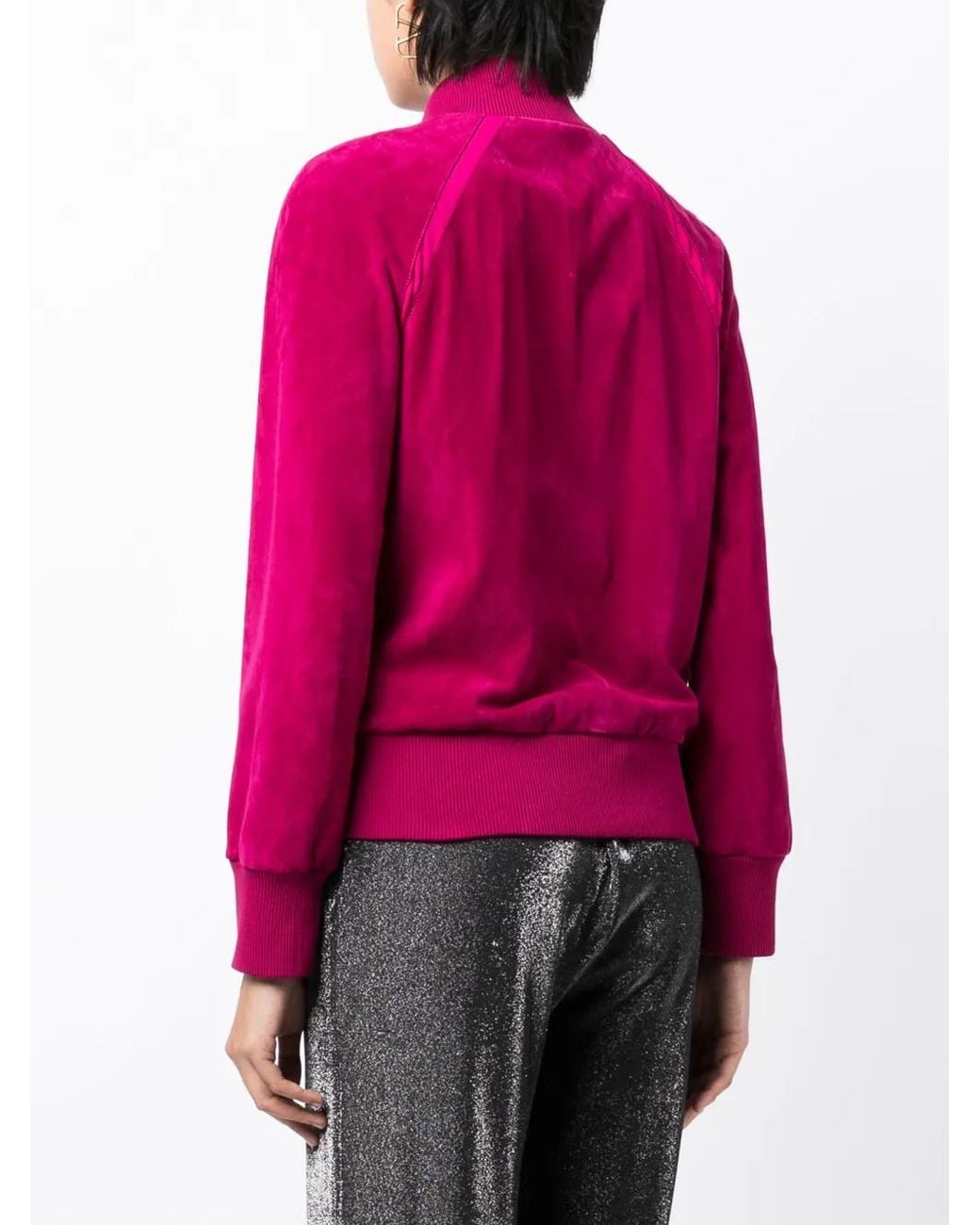 Tom Ford Pink Velvet Track Jacket