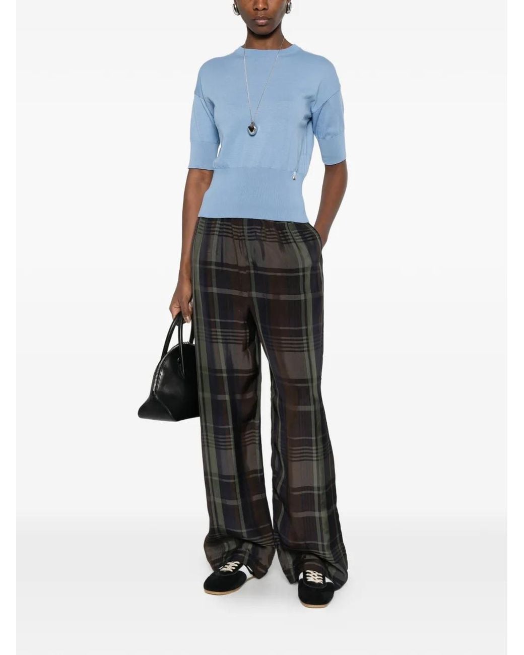 Herno Blue Cotton Shirt