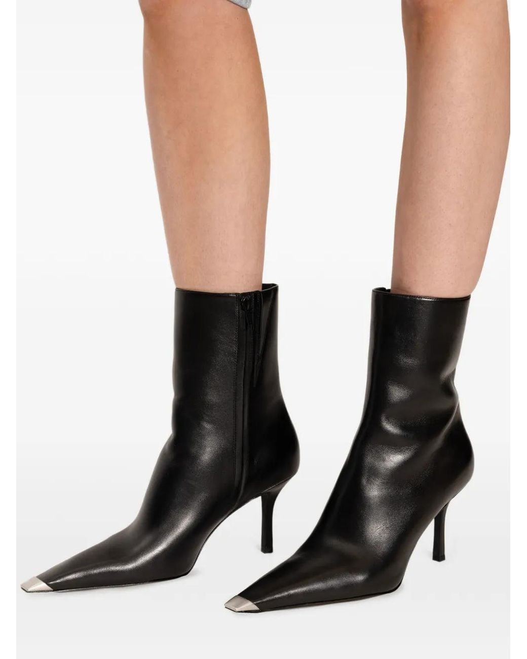 Alexander Wang Black 'Ferrara' Heeled Ankle Boots