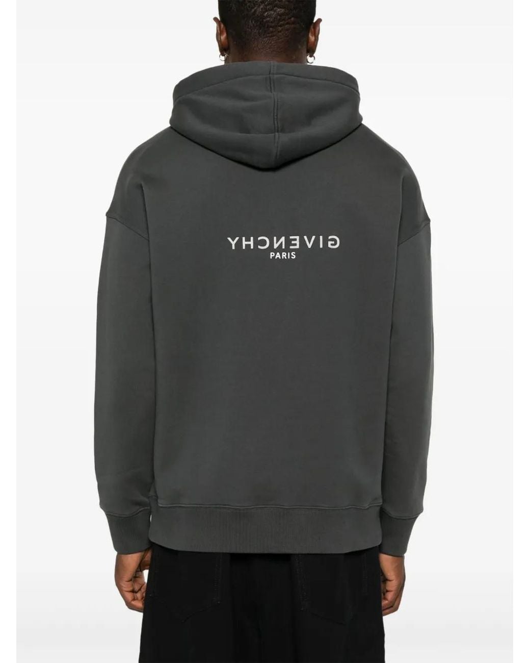 Givenchy Black Archetype Slim Fit Hoodie for men