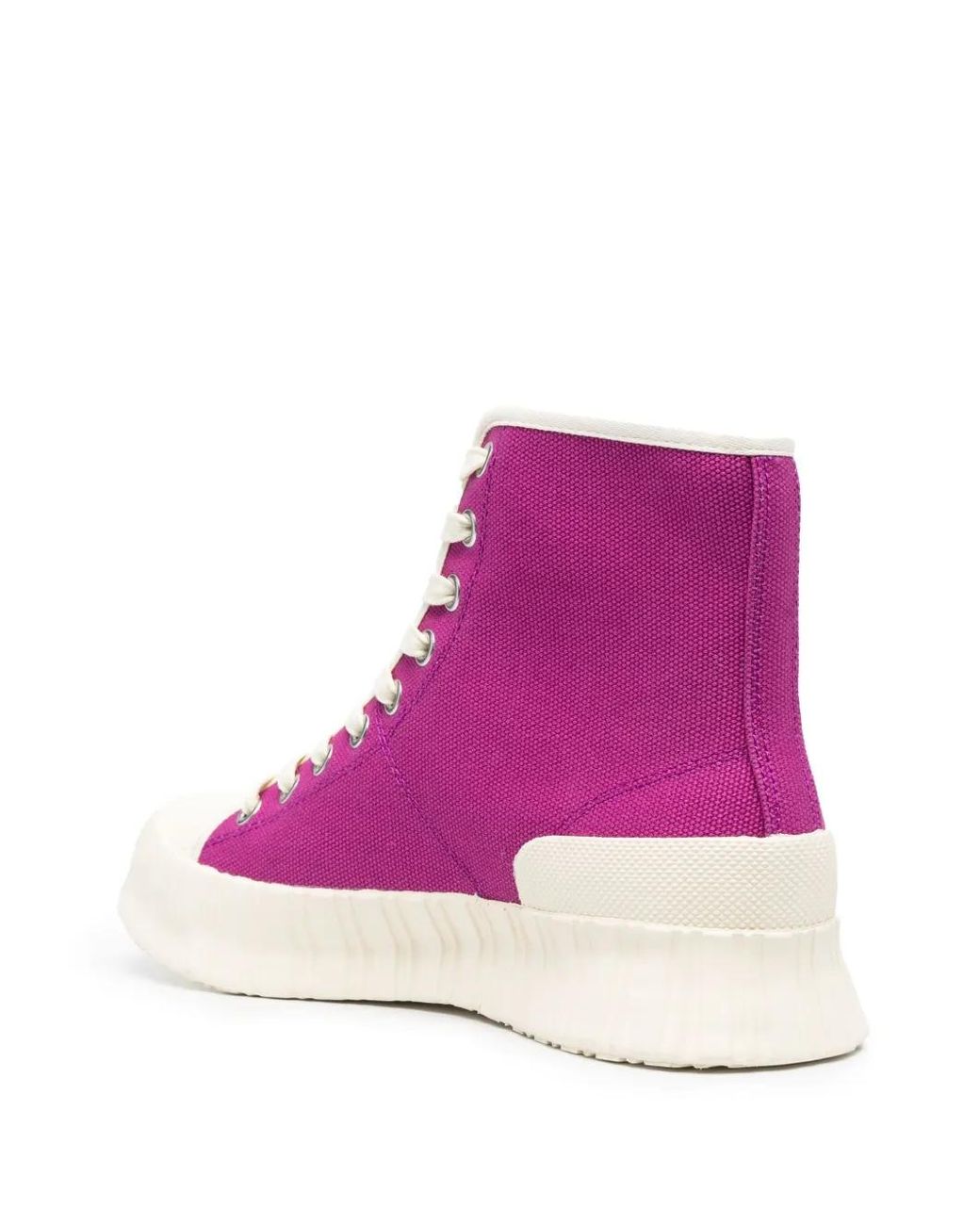 CAMPERLAB Roz Canvas High-Top Sneakers in Pink | Lyst