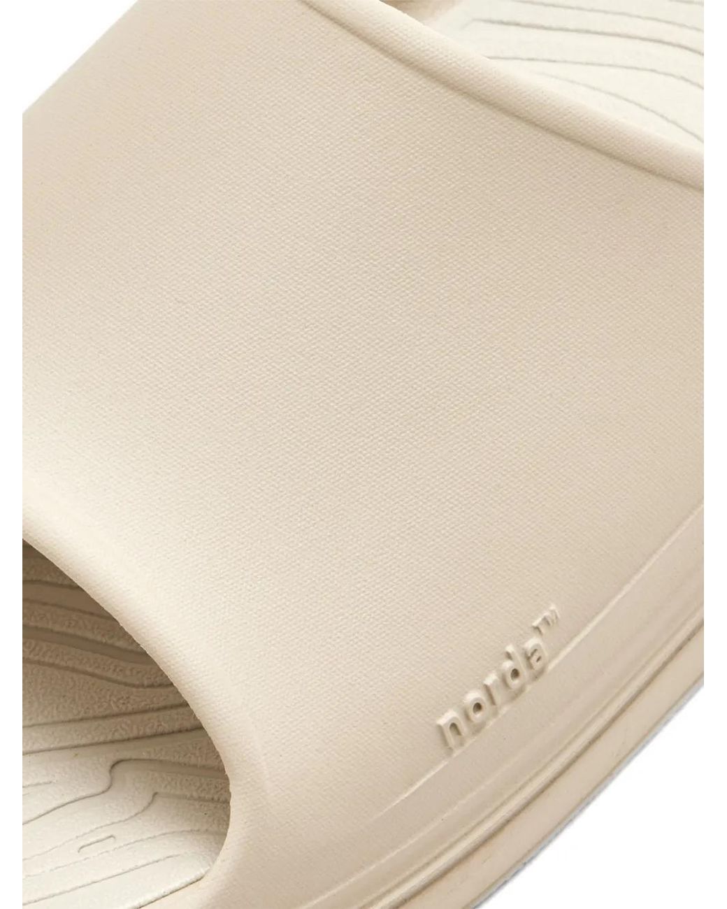 Norda White Open-Toe Slides