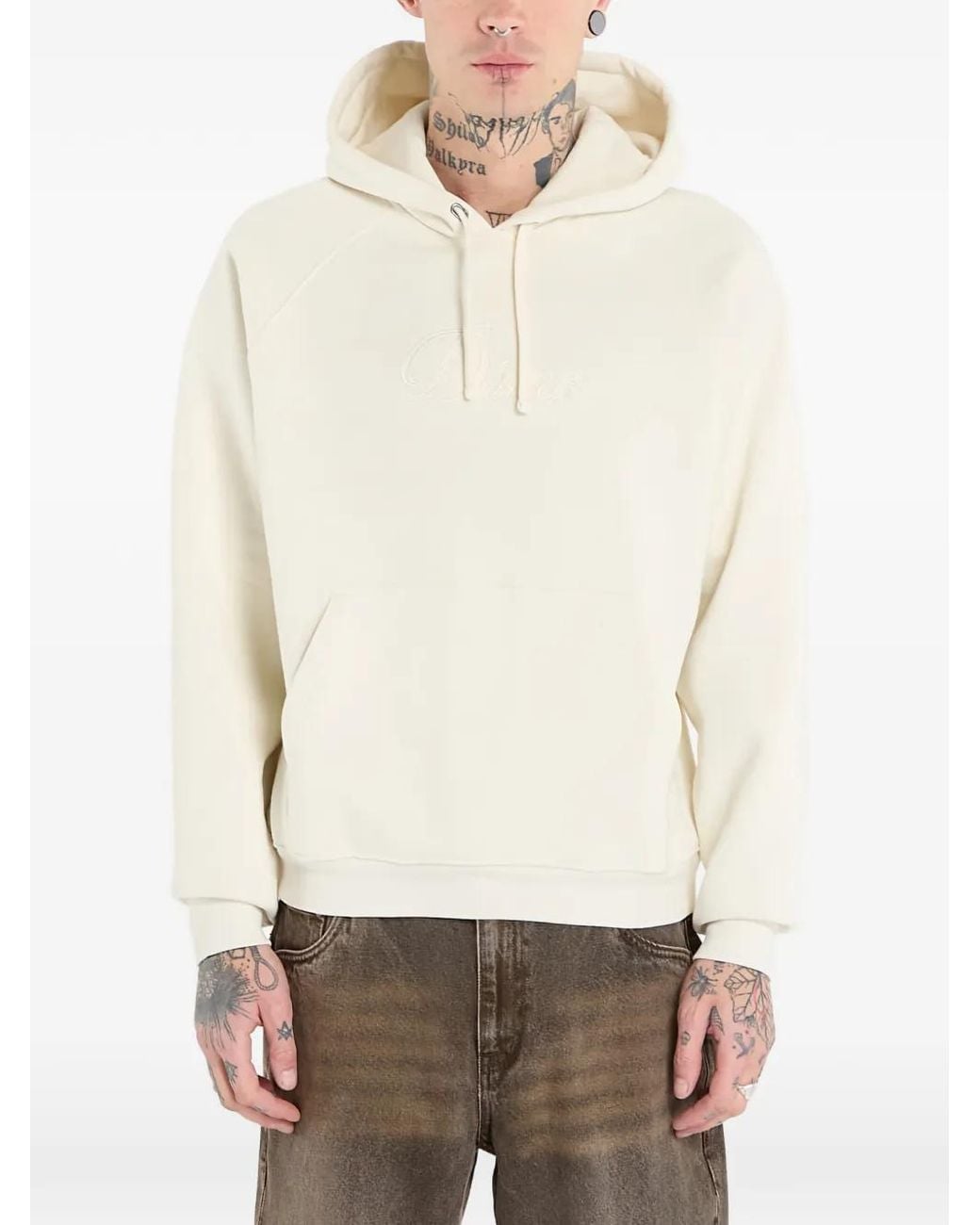 Dime Natural Cursive Logo Hoodie