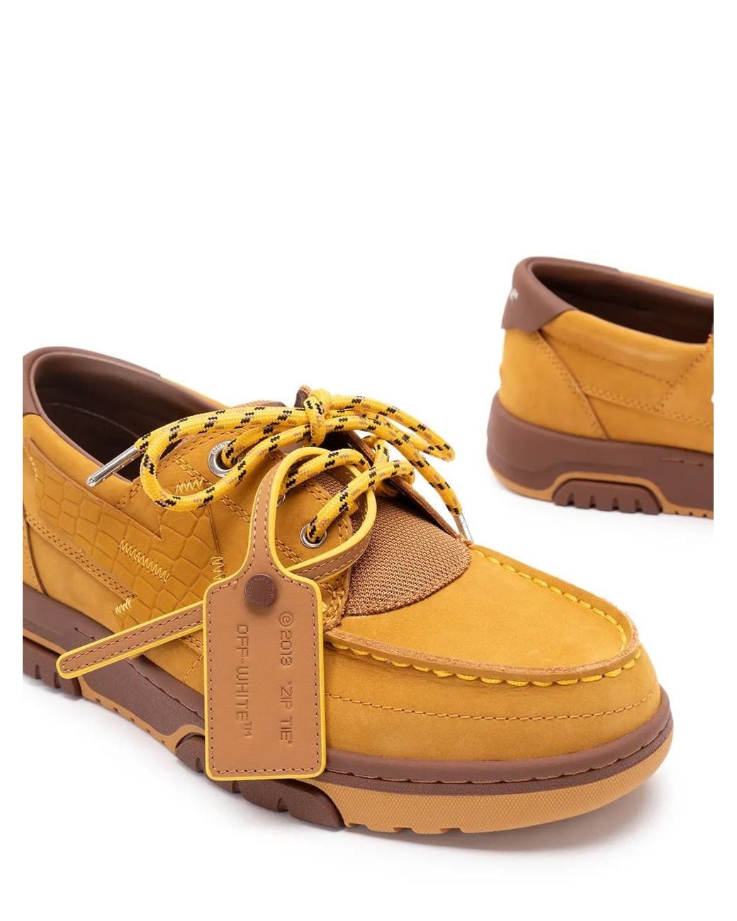 Off-White c/o Virgil Abloh Orange Arrow-Embellishment Sneakers for men