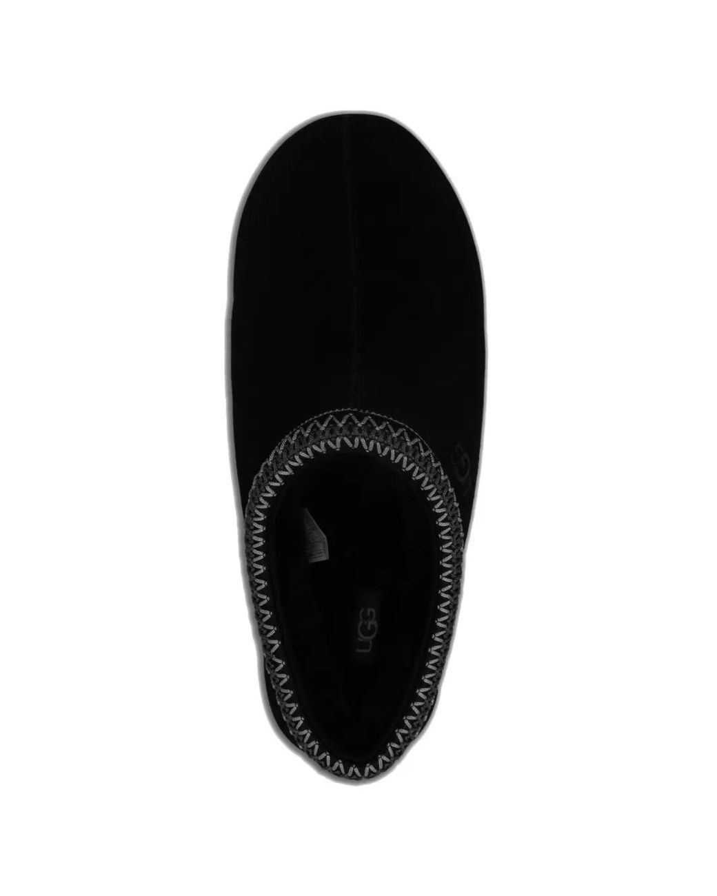 Ugg Black Tasman Ii Braided Slides