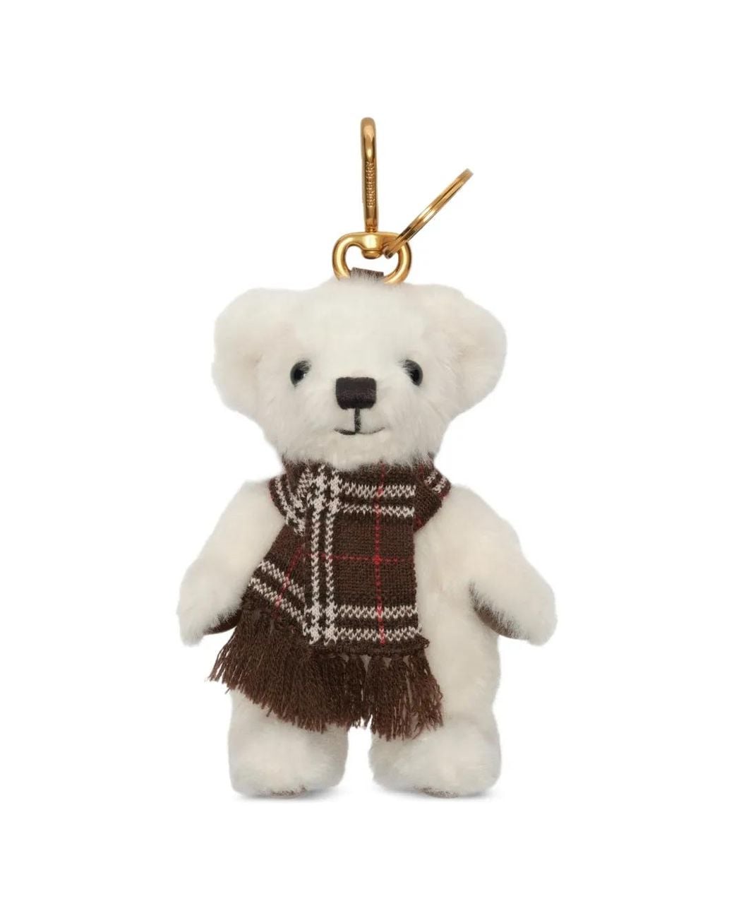 Burberry White Thomas Bear Charm