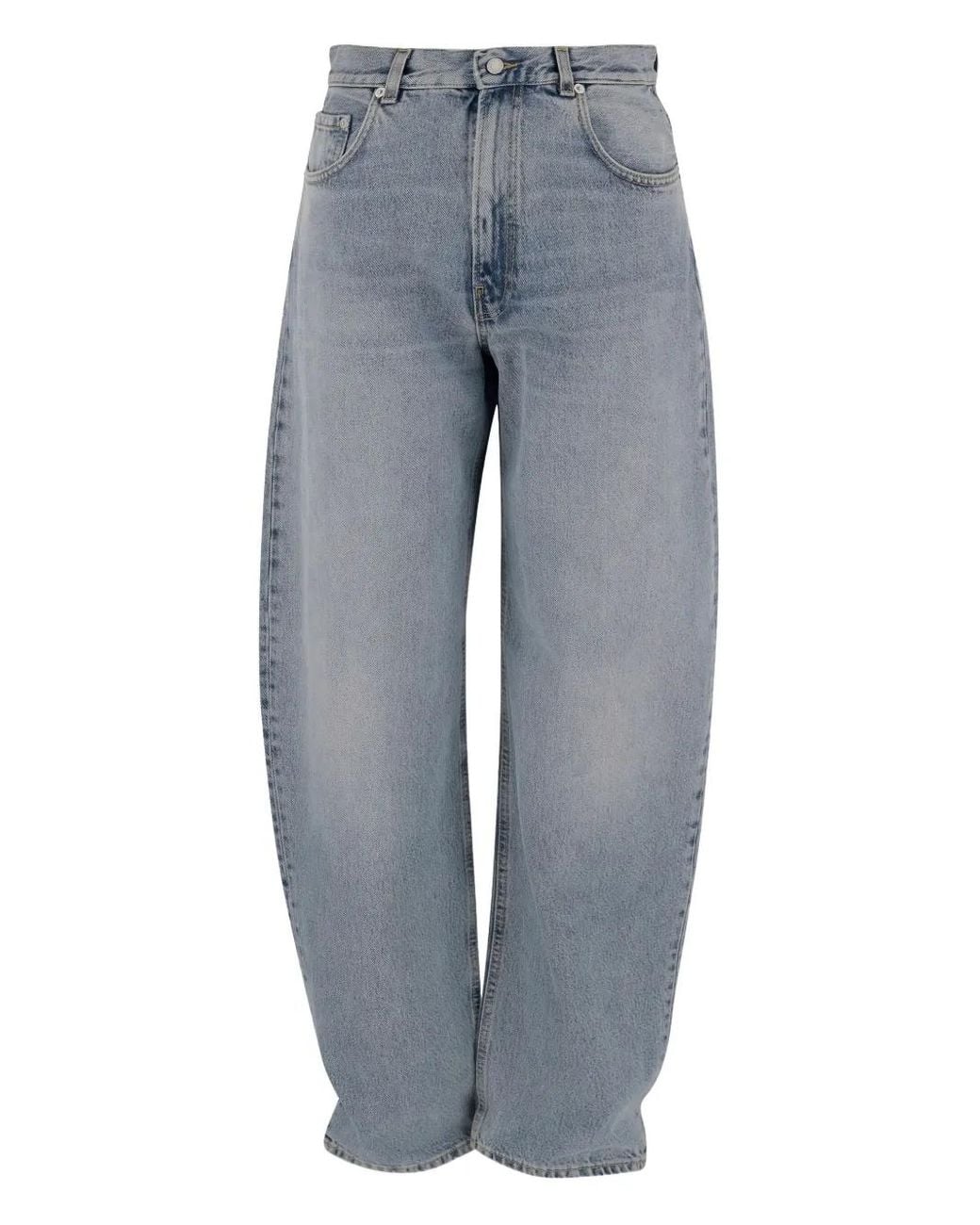 Haikure Blue Bibi Logo-Patch Jeans