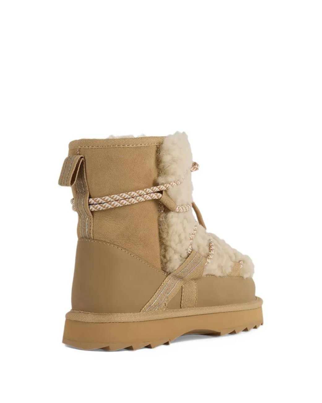EMU Natural Blurred Teddy Ankle Boots