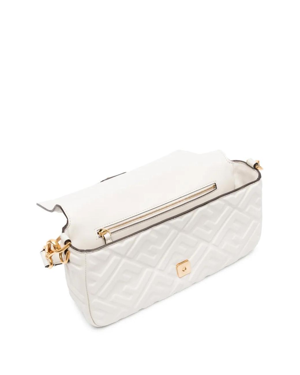 Fendi White Baguette Bag