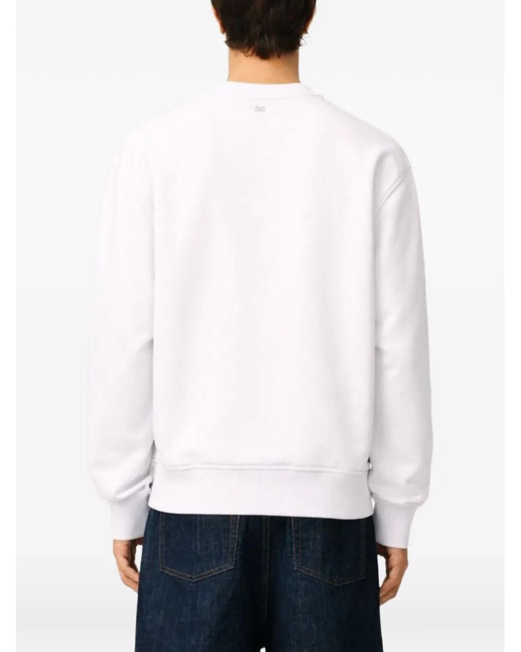 AMI White Ami De Coeur Sweatshirt for men
