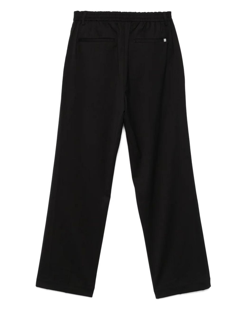 Helmut Lang Black Wide-Leg Trousers for men