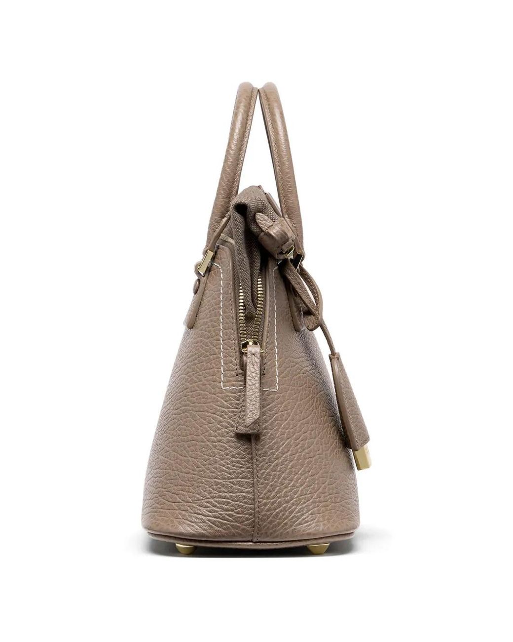 Maison Margiela Brown 5Ac Classique Mini Tote Bag