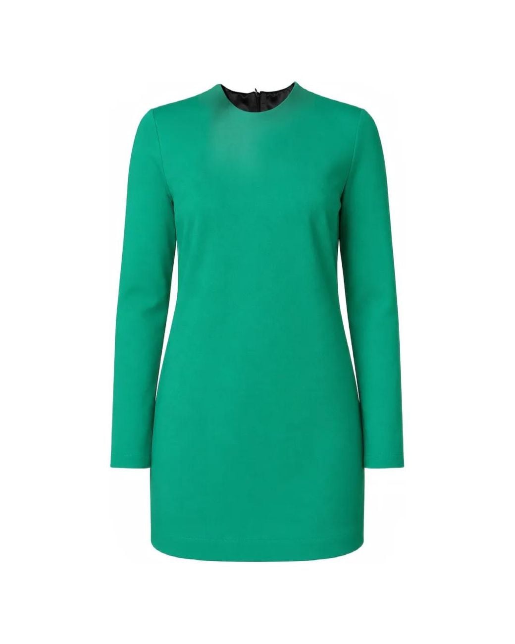 Dolce & Gabbana Green Long-Sleeve Mini Dress