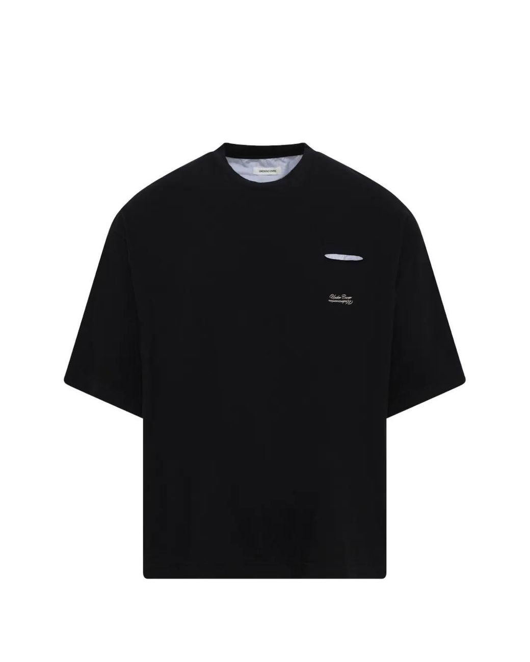 Undercover Black Combo Pocket T-Shirt for men