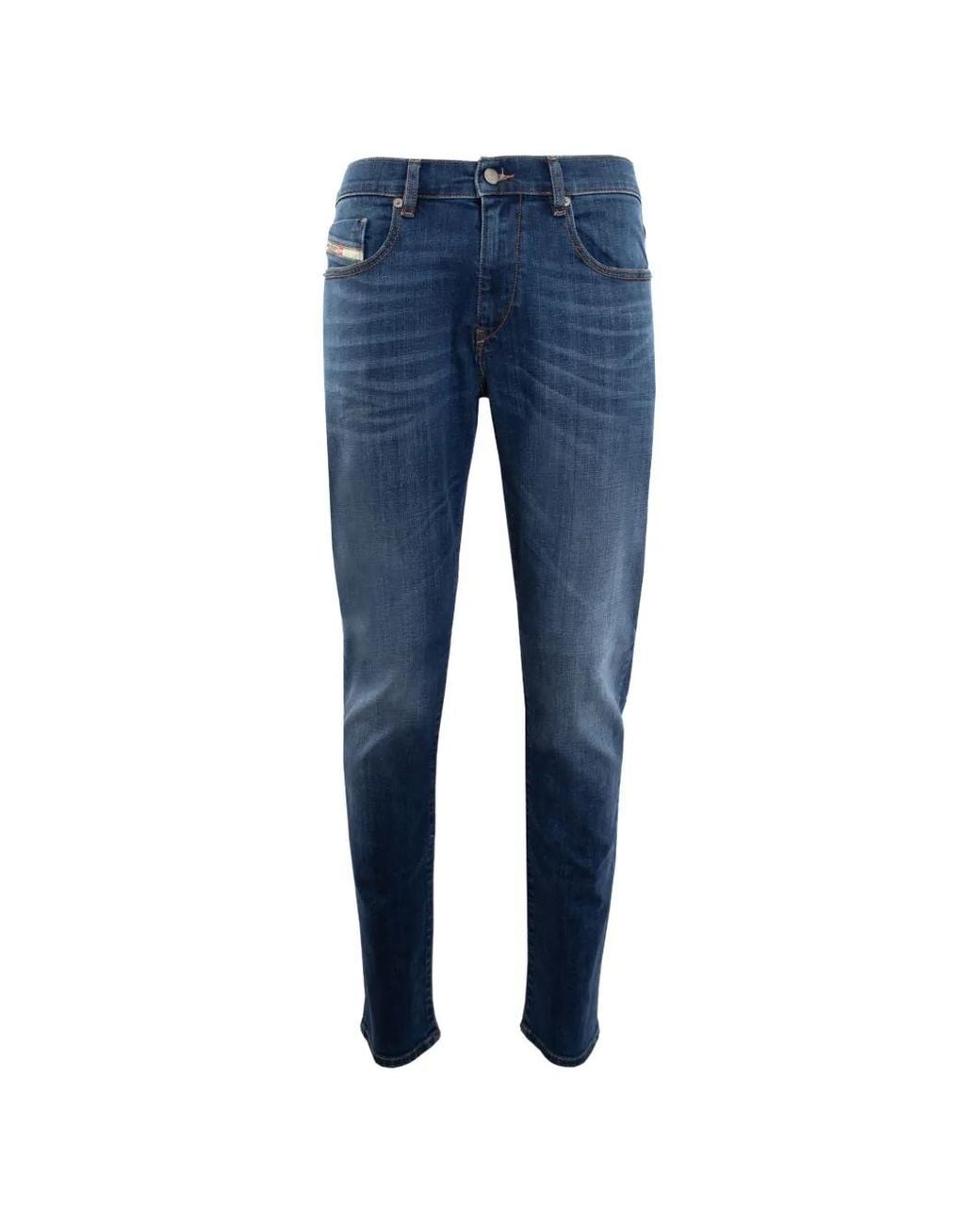 DIESEL Blue D-Strukt Slim-Fit Jeans for men
