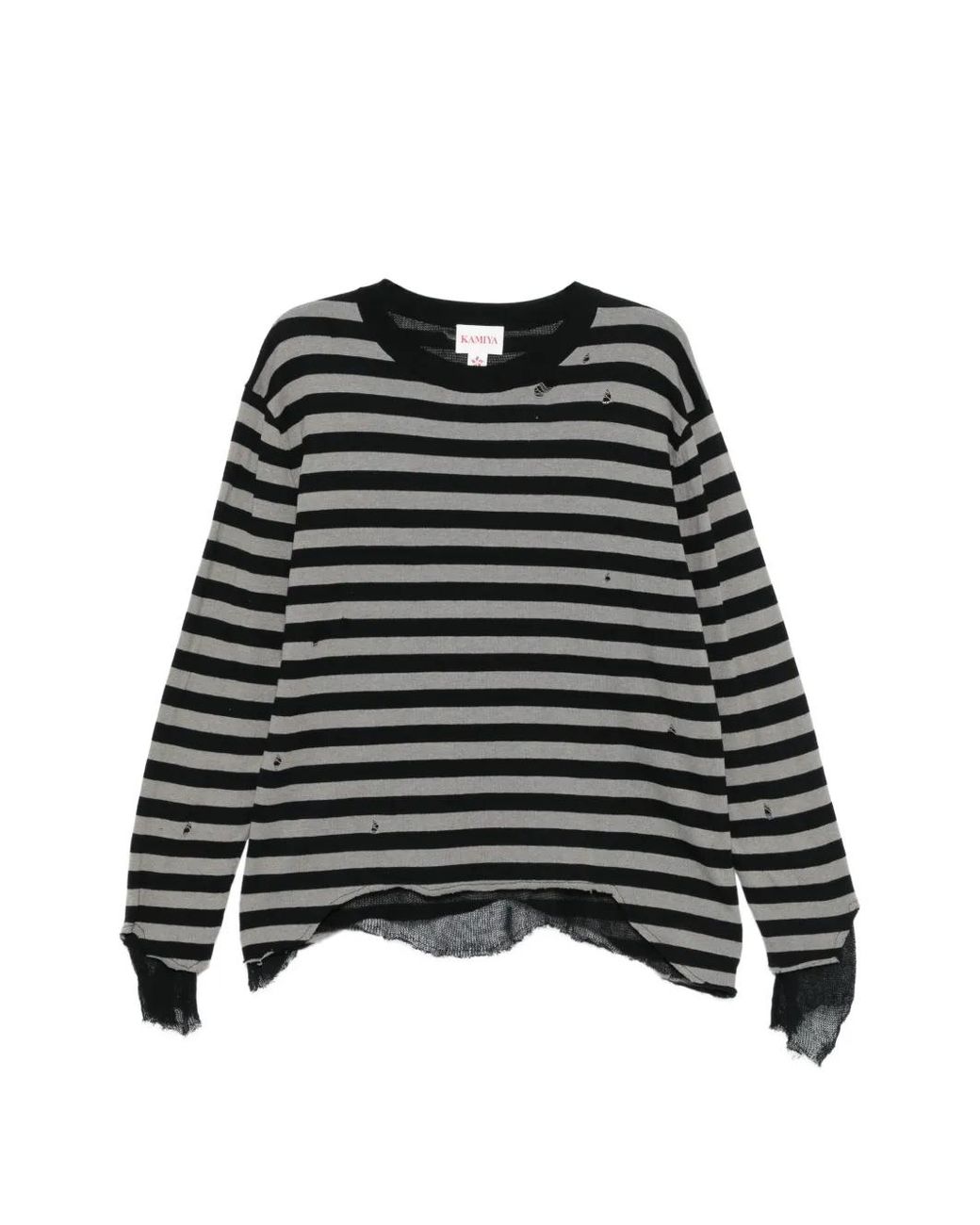Jersey A Rayas KAMIYA de hombre de color Black
