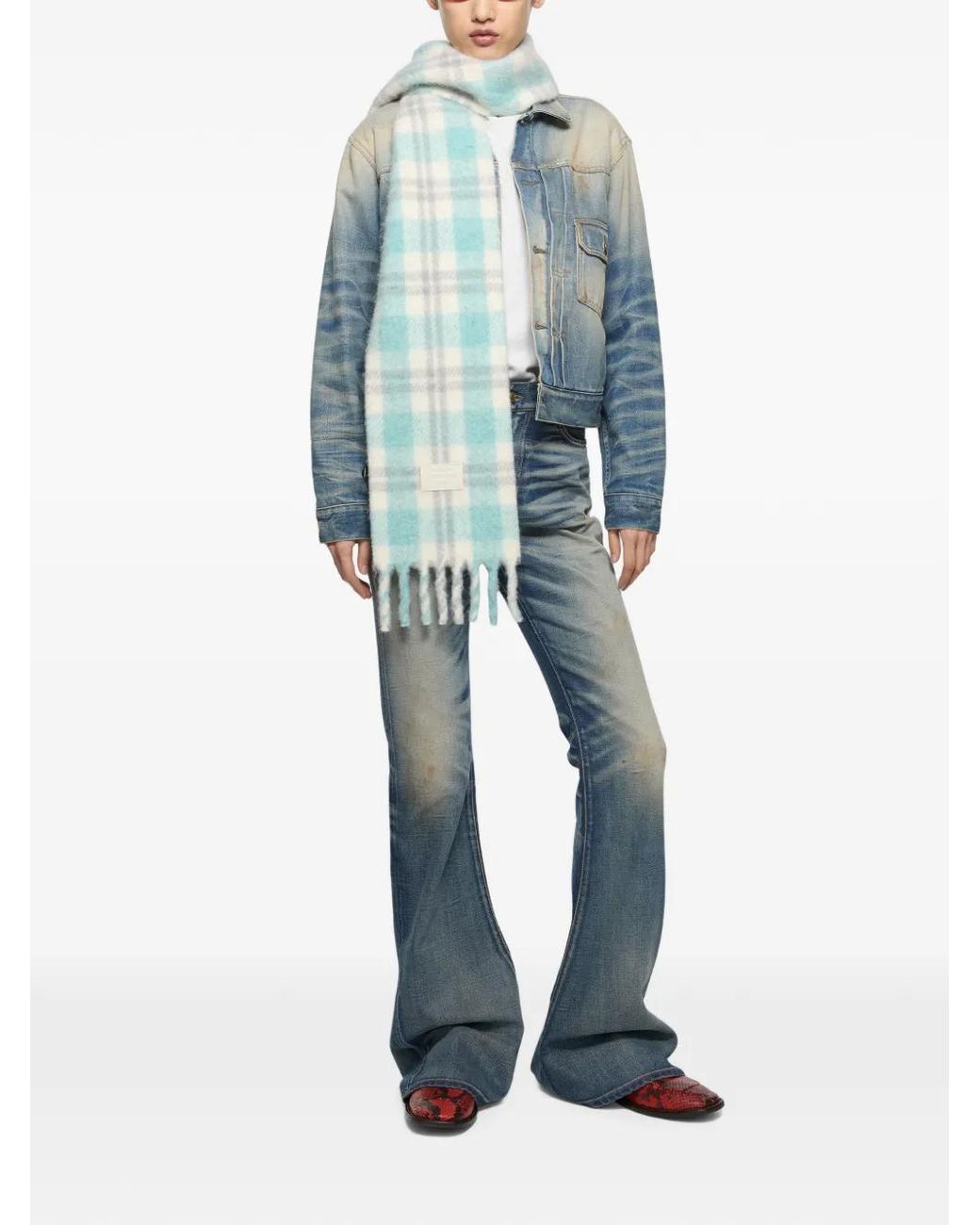 Sciarpa di Acne in Blue