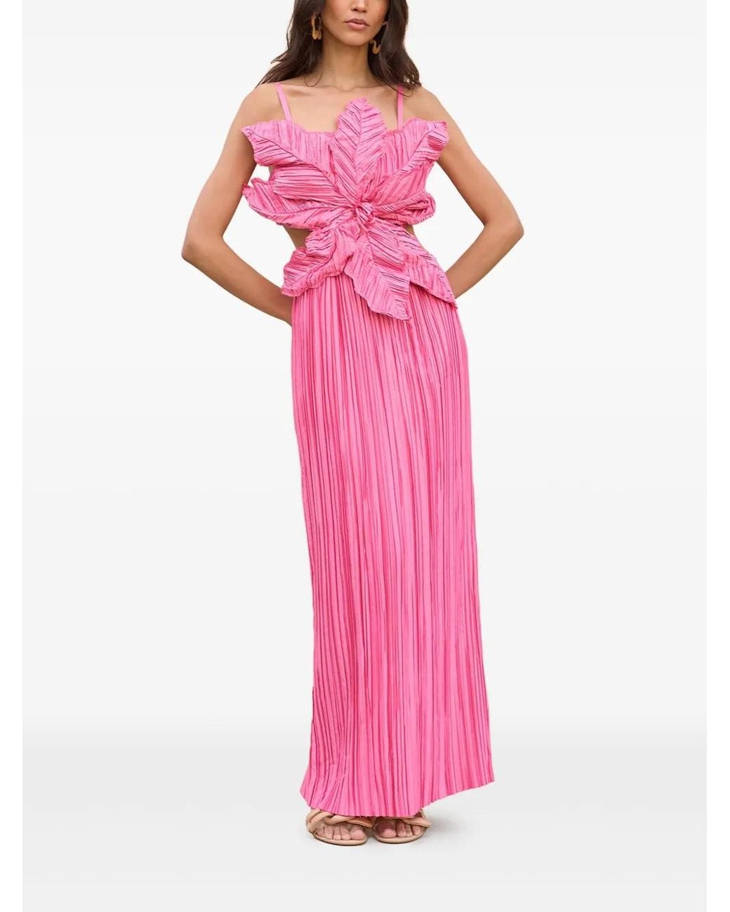 Cult Gaia Hestra Gown in Pink | Lyst