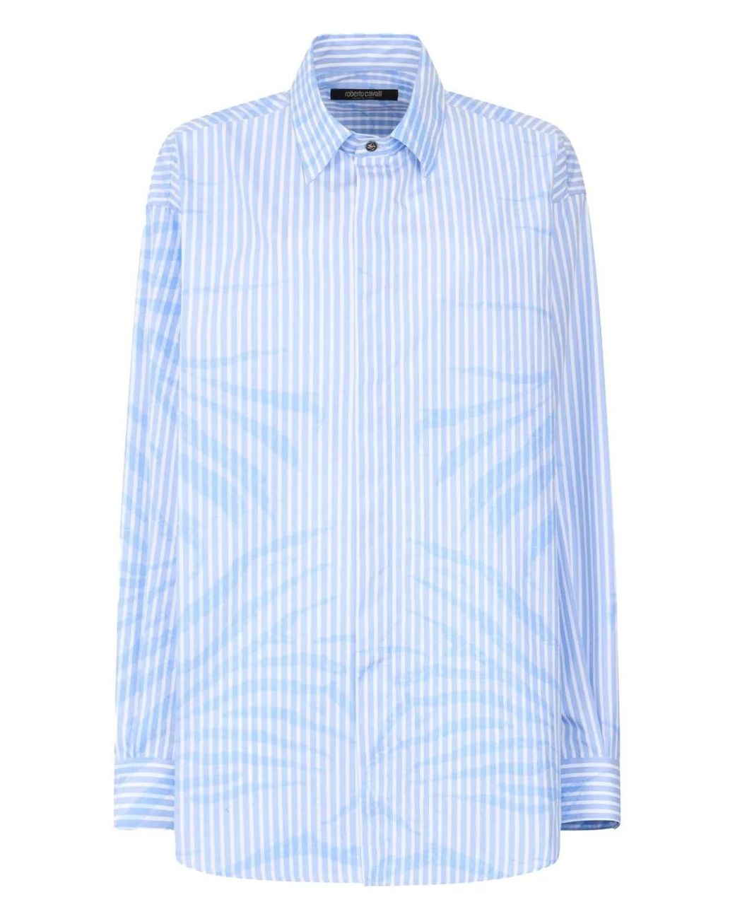 Camicia di Roberto Cavalli in Blue da Uomo