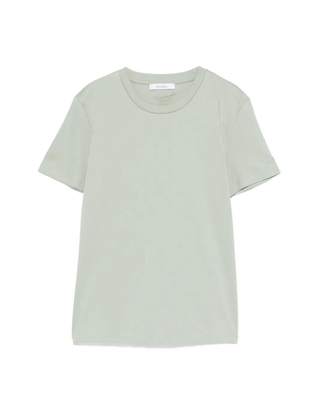 Max Mara Green Crew-Neck T-Shirt