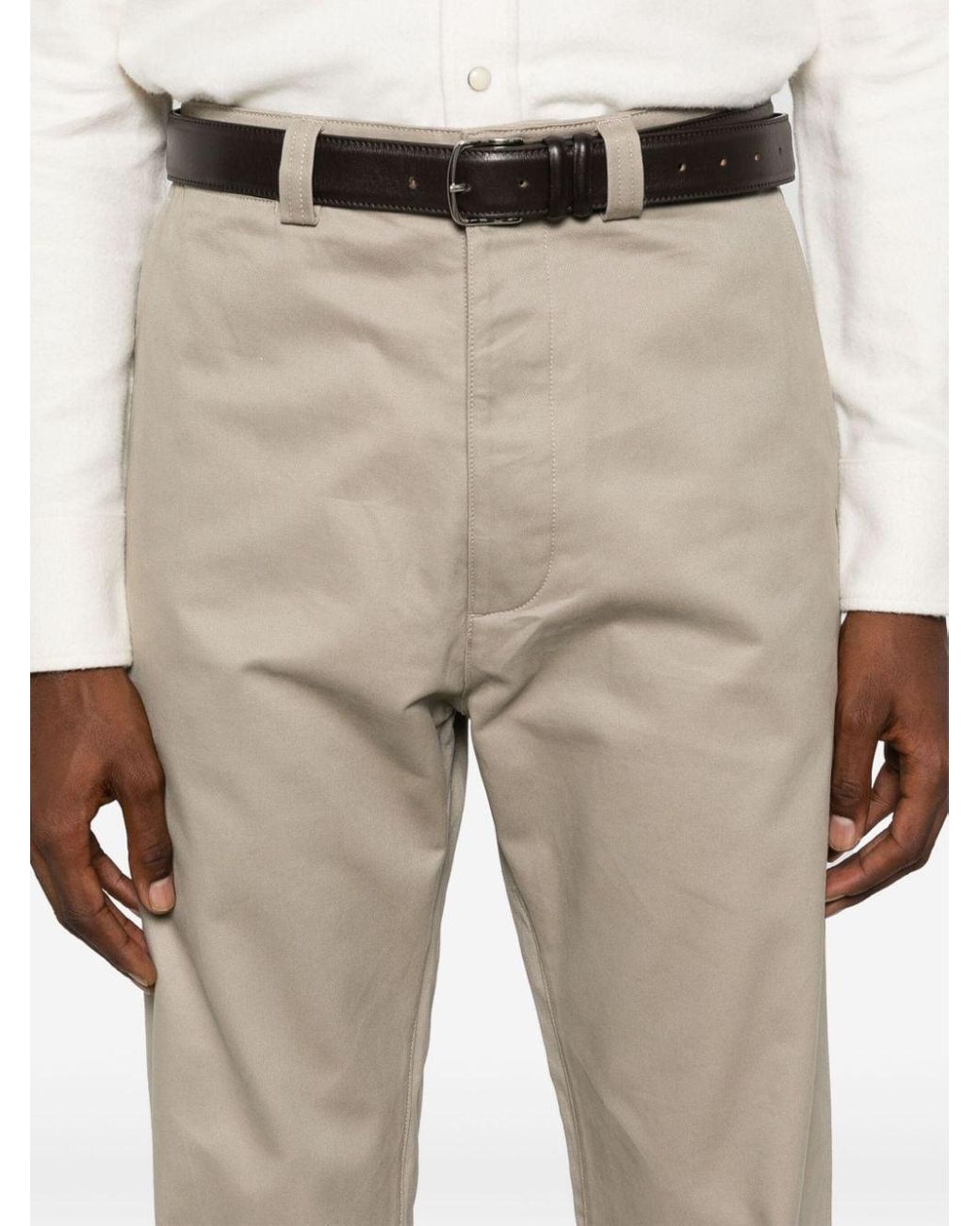 Pantalon Chino En Serge Fursac pour homme en coloris Neutre Lyst