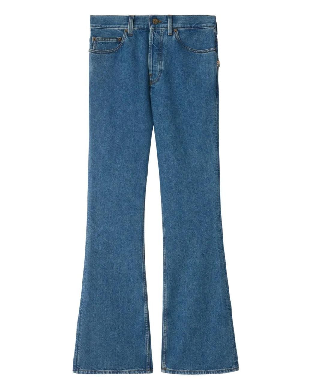 Burberry Blue High-Rise Jeans