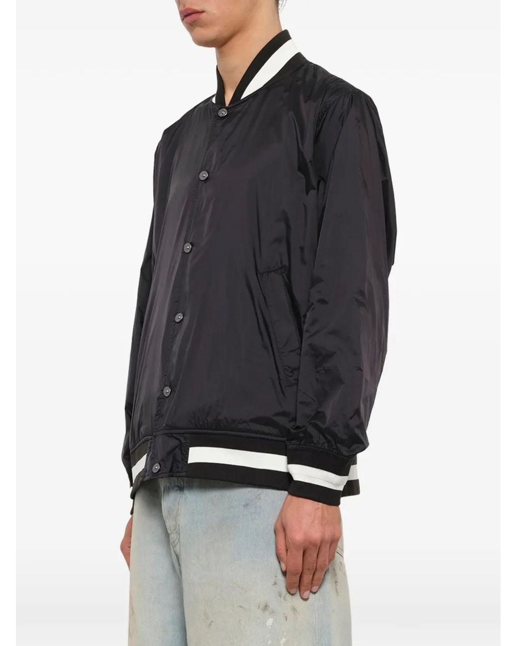Taion Wendbare Non Down Basic Stadium Jacke in Black für Herren