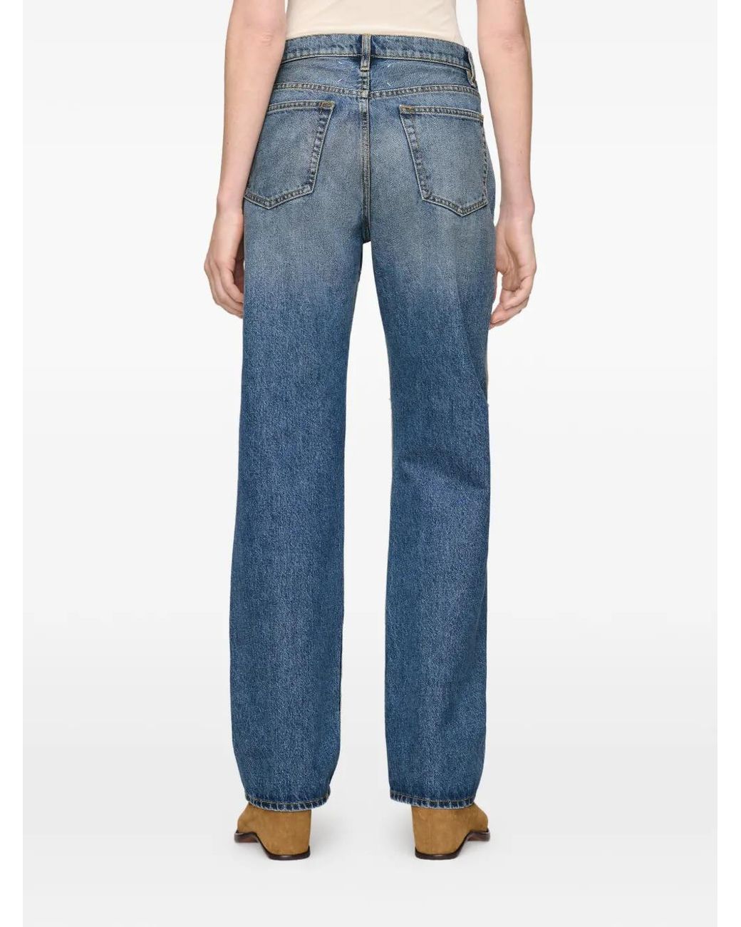 Maison Margiela Blue Patchwork Panel Jeans