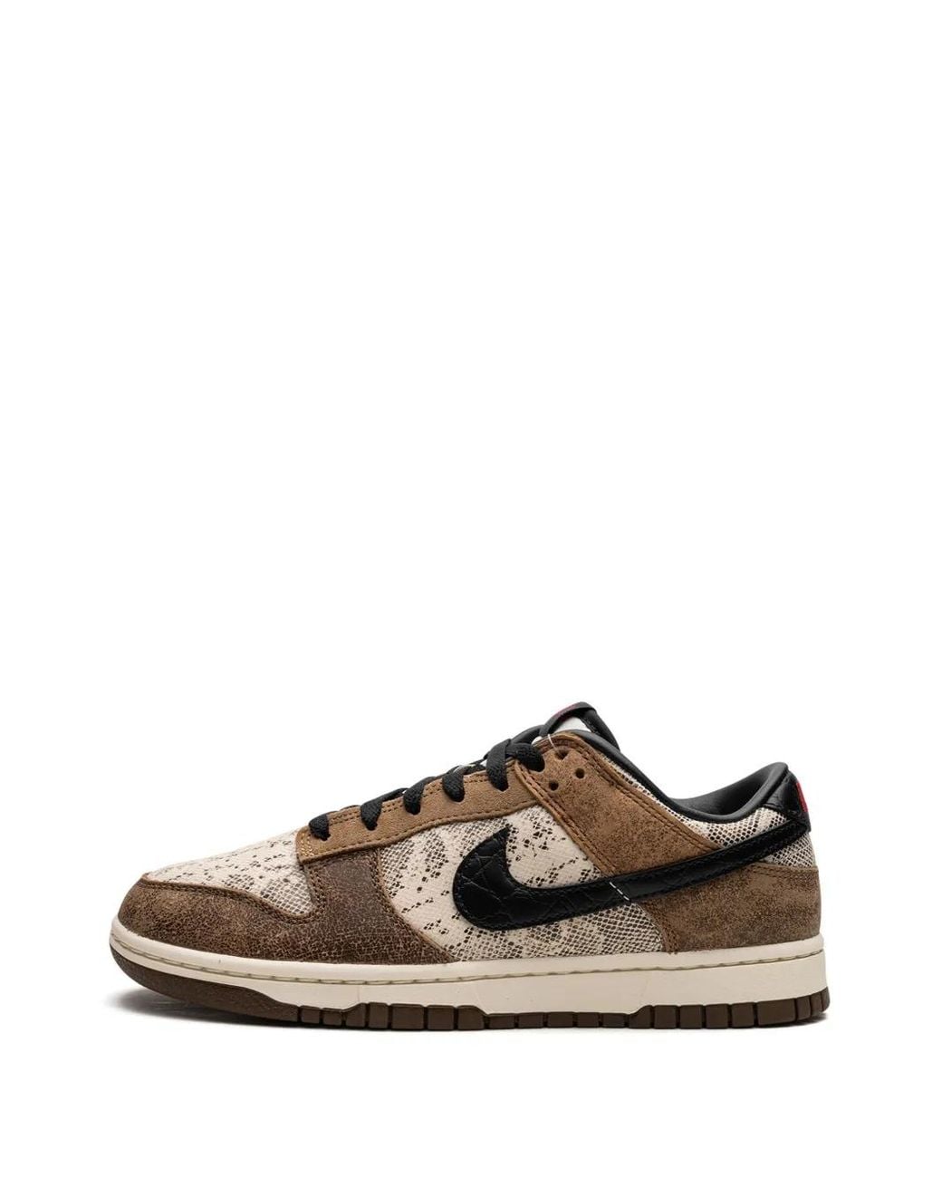 Nike Brown Dunk Low Co.Jp Premium Snakeskin" Sneakers