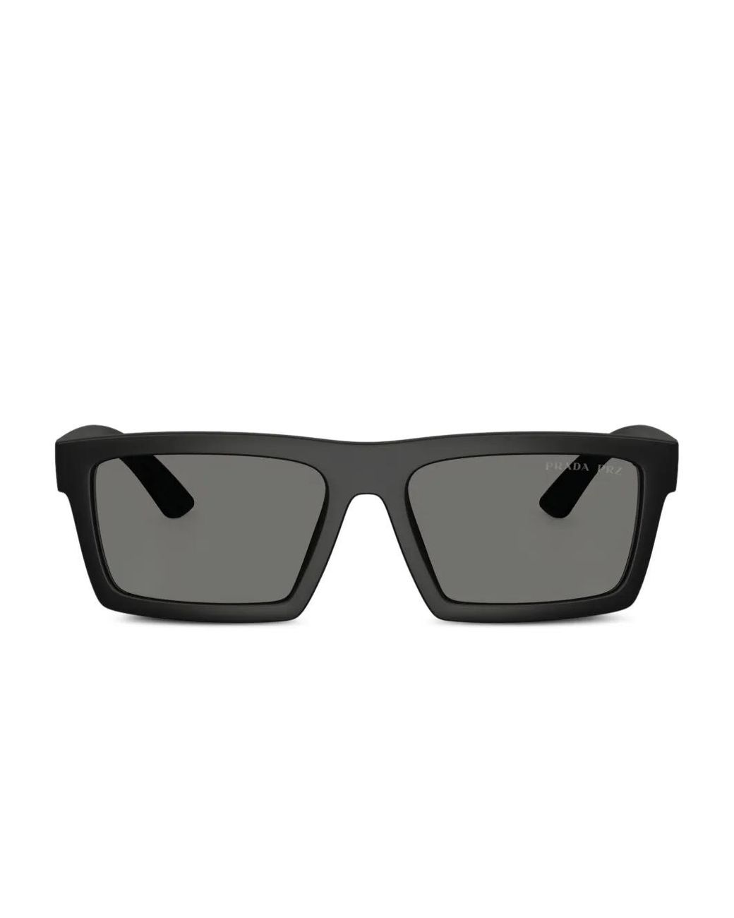 Prada Gray Square-Frame Sunglasses