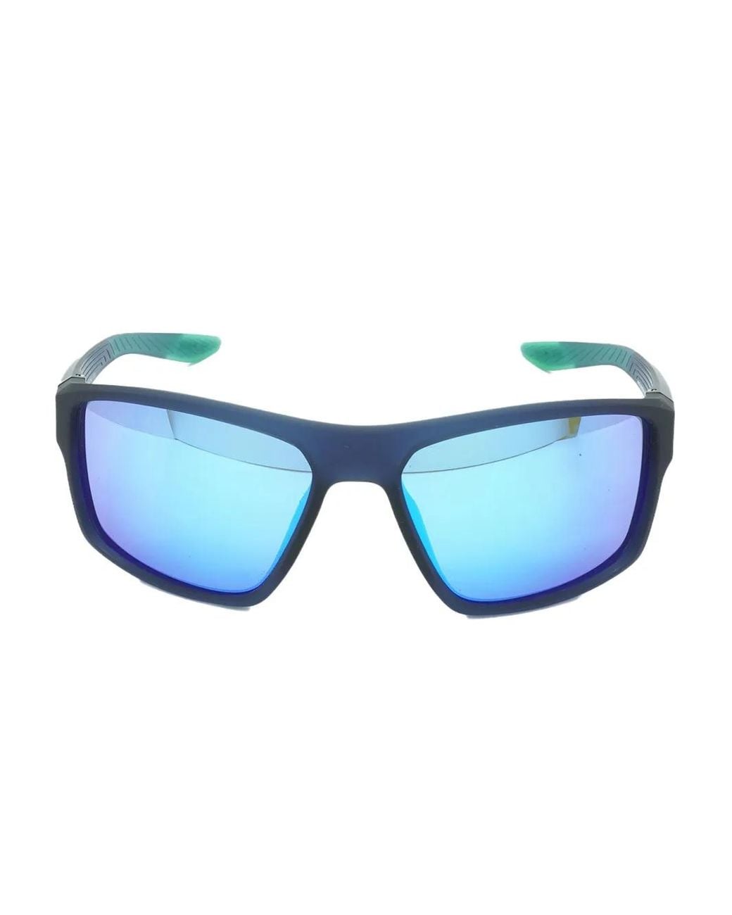 Nike Blue Brazen Fury Rectangle-Frame Sunglasses for men